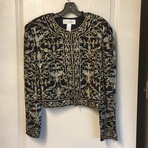 Beaded top/jacket